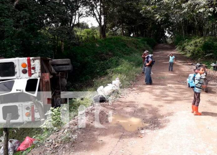 Accidente de tránsito en San Pedro de Lóvago, Chontales