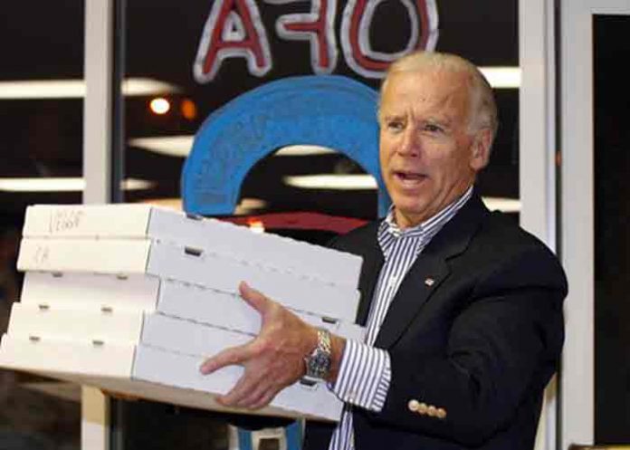 Restaurante en Florida elabora pizzas que incluyen un insulto a Biden