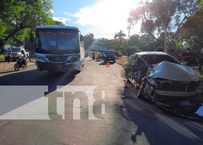 Accidente en Managua