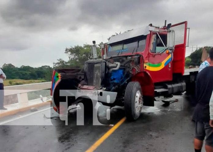 Accidente de tránsito deja un lesionado en carretera Nandaime-Granada