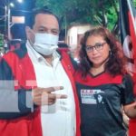 Celebración en Tipitapa, Managua, por el triunfo del FSLN en las Elecciones