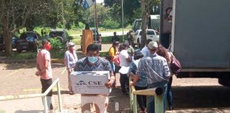 Entrega de maletas electorales en Carazo
