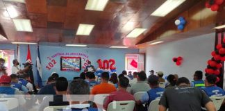 Reunión en la Central de Ambulancias, ubicada en Managua
