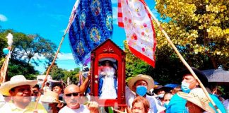 La Virgen de Hato volvió a la ciudad de El Viejo, Chinandega