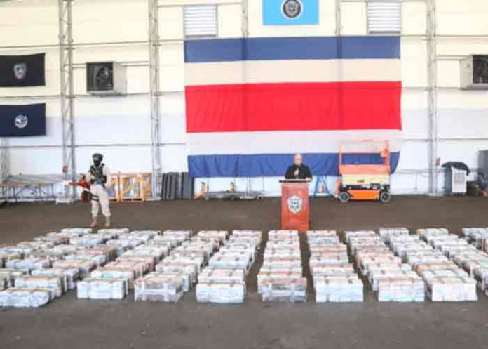Costa Rica decomisa cocaína en contenedor procedente de Colombia
