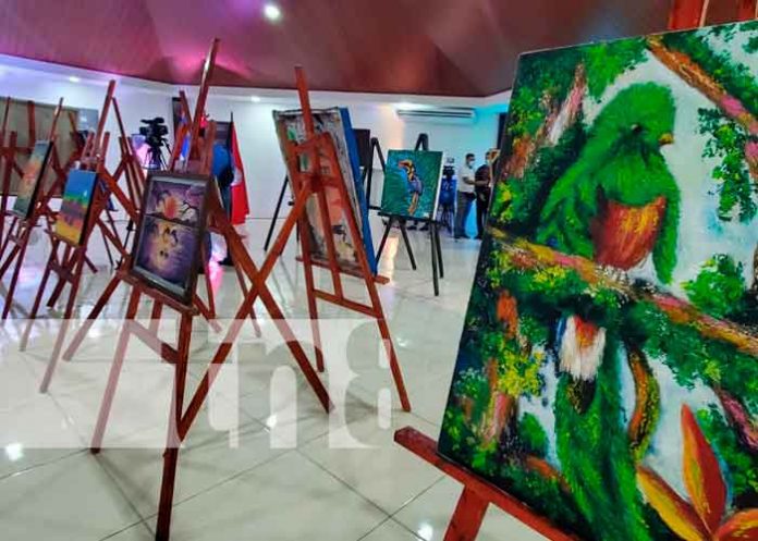 Exhibición de pinturas que exalta la cultura de Nicaragua
