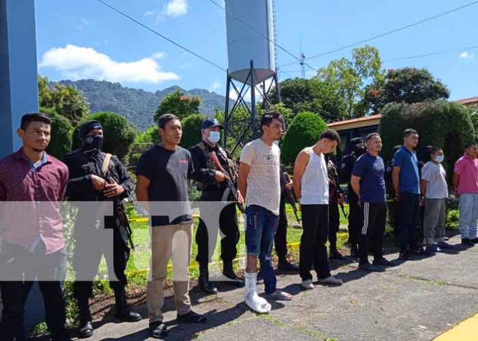 Policía de Jinotega informa sobre los detenidos en el mes de noviembre