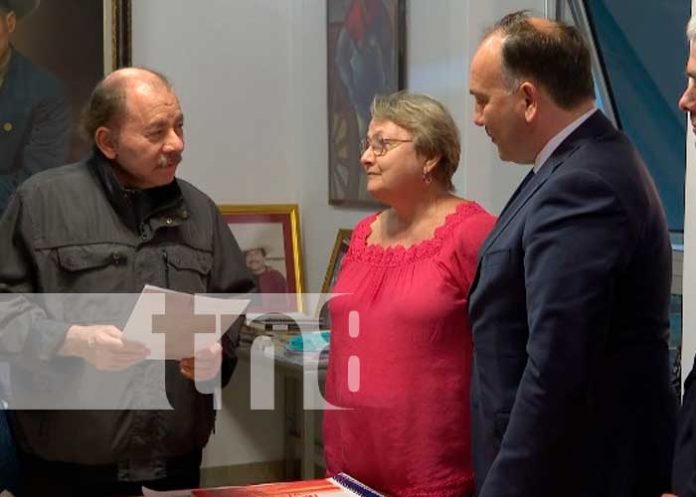 Presidente Daniel se reúne con el canciller de Abjasia en Nicaragua
