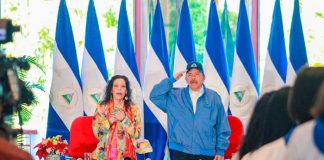Presidente de Nicaragua, Daniel Ortega, dirigiéndose a la nación