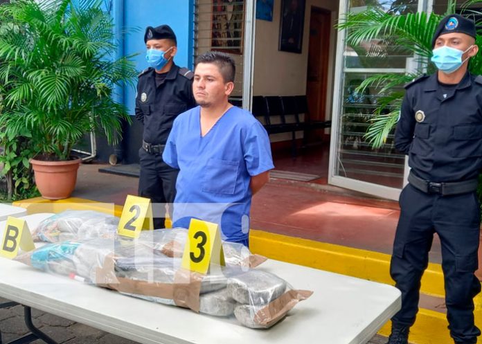 Policía Nacional captura a homicida y da golpe al narcotráfico en Chinandega