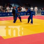 Final de campeonato de judo en juegos juveniles Managua 2021