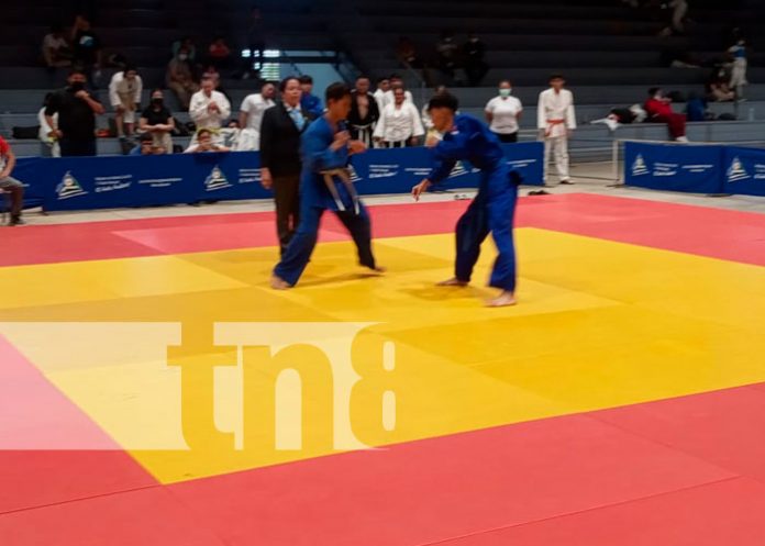 Final de campeonato de judo en juegos juveniles Managua 2021
