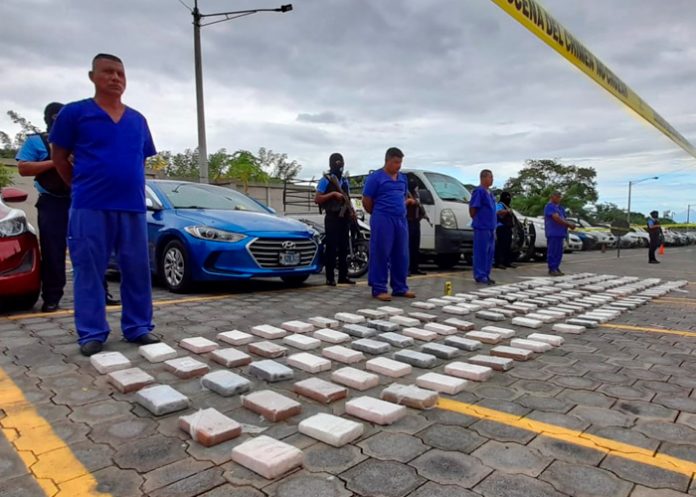 Incautan más de 160 kilos de cocaina en Nagarote, León