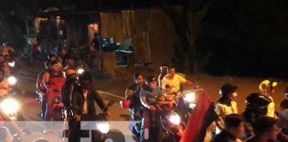 Caravana recorre las calles de Juigalpa