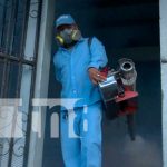 Jornada de fumigación y abatización en Villas de Guadalupe,Managua