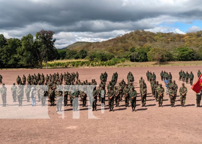 El primer comando militar conmemoró el día del soldado de la patria en Madriz