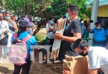 Traslado de maletas electorales en Tipitapa, Managua