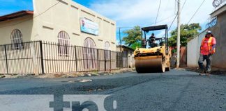 Nuevas calles para un barrio de Managua