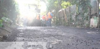 Trabajos de Calles para el Pueblo en Managua