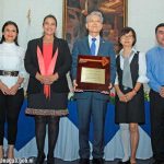 Entrega de reconocimiento al Embajador de Taiwán por parte de la Alcaldía de Managua
