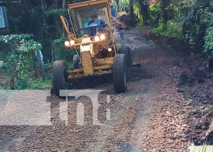 Rehabilitan camino en el municipio de Matiguás, Matagalpa