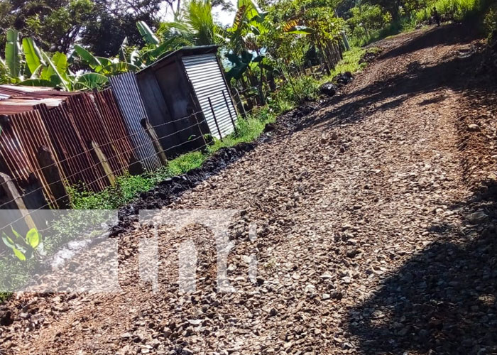 Rehabilitan camino en el municipio de Matiguás, Matagalpa