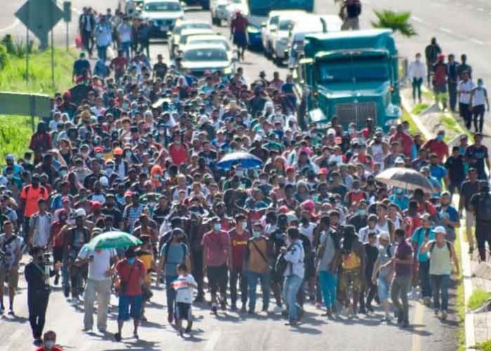 Nueva caravana de migrantes sale de Chiapas hacia Estados Unidos