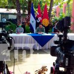 Conferencia de prensa sobre temas de educación en Nicaragua