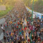 Una nueva caravana migrante sale de Tapachula, México