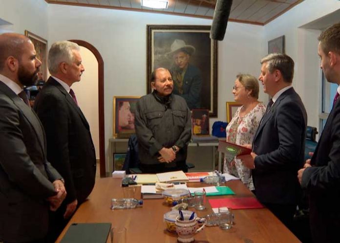 Encuentro del Presidente de Nicaragua, Daniel Ortega, con altos funcionarios de Rusia