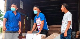 Material electoral que llega al municipio Tipitapa