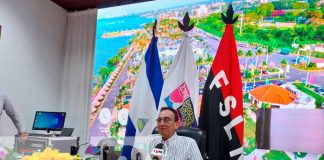 Conferencia de prensa de la Empresa Portuaria en Nicaragua