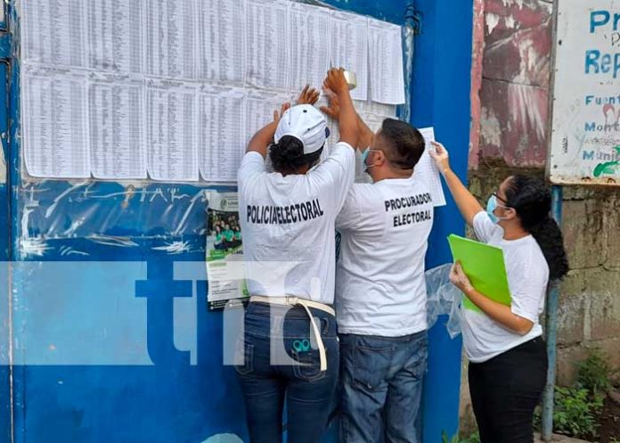 Comienzo del proceso electoral 2021 en Nicaragua