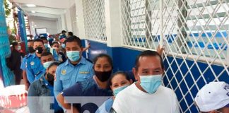 Ejercicio de votación cívica y en paz en Matagalpa