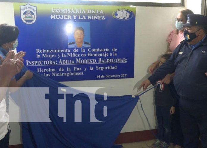 Inauguración de nueva Comisaría de la mujer en la Isla de Ometepe