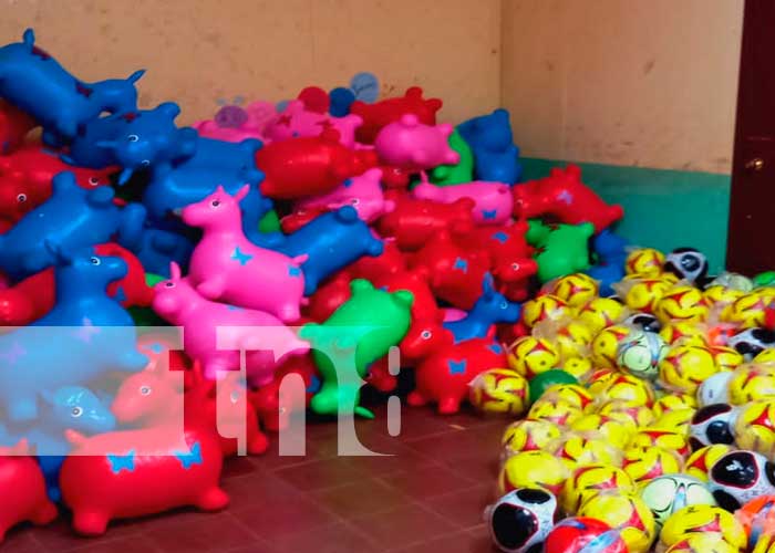 Llegan juguetes al municipio de Nandaime