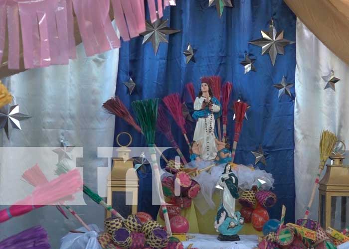 Familia en Rivas celebra por cuarenta años la gritería a la virgen María