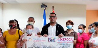 MEFCCA entrega desembolso de más de 400 mil córdobas en Managua
