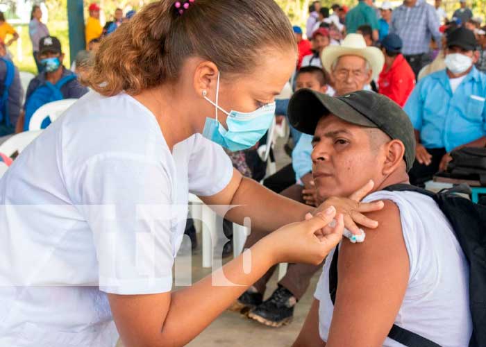 Continúa jornada de vacunación contra el Covid-19 en Siuna