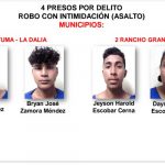 14 delincuentes detenidos en Matagalpa