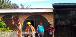 En Managua casa se incendia mientras dos mujeres estaban dormidas
