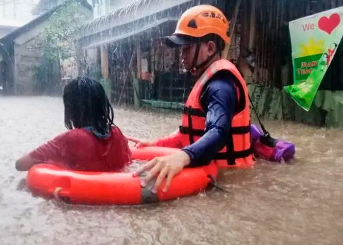 El tifón Rai arrasa la isla filipina de Siargao con graves inundaciones
