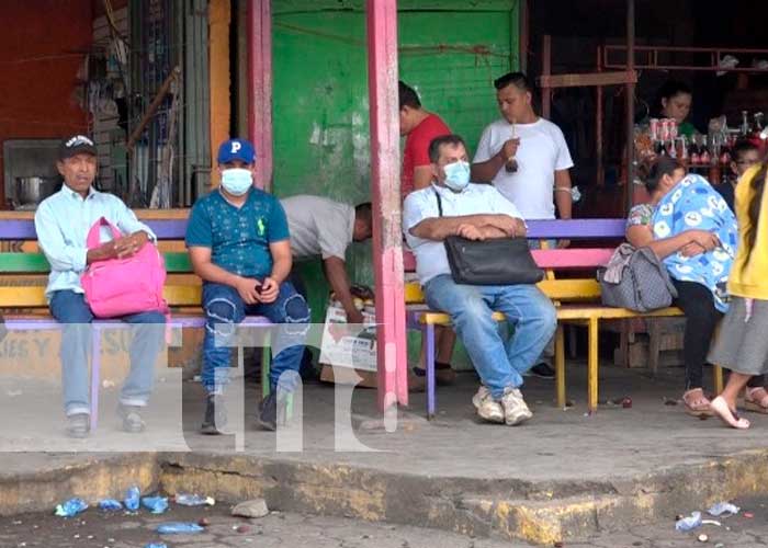 Terminales de buses de Managua muestran movimientos de viajeros