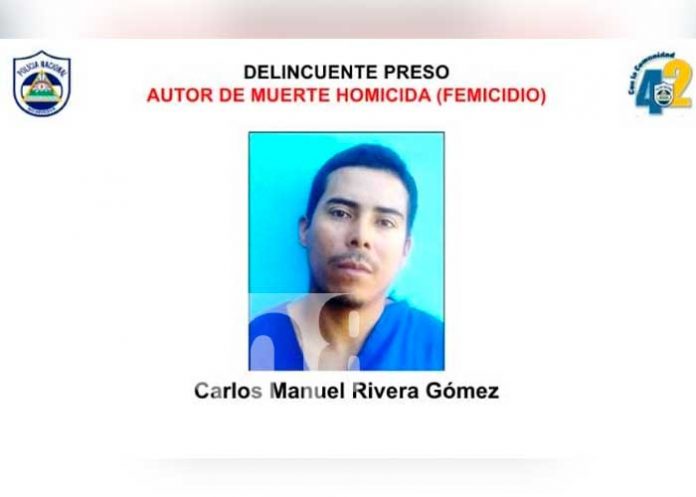 Policía Nacional esclarece femicidio en Rivas