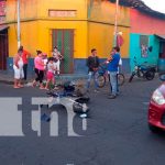 Camión omite señal de alto e impacta a motociclista en Chinandega