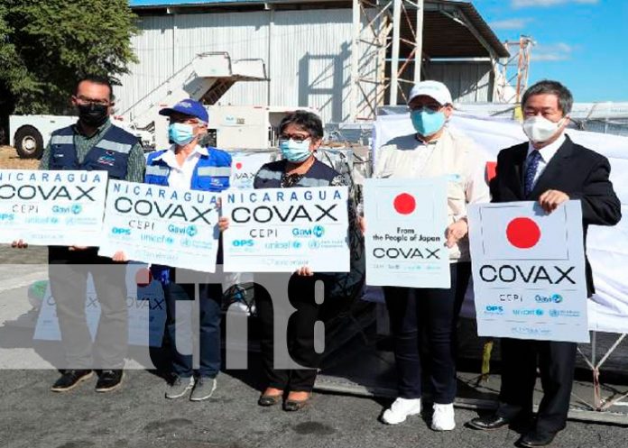Nicaragua recibe más de 500 mil dosis de vacunas Astrazeneca de Japón