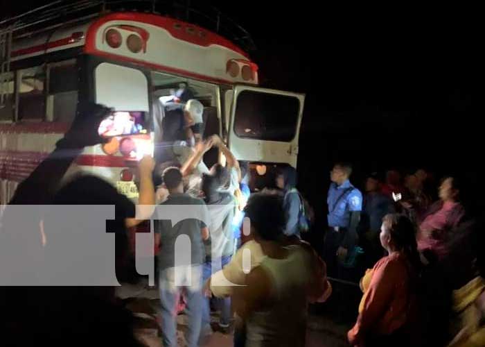 Varias personas prensadas en accidente de tránsito en Mulukukú