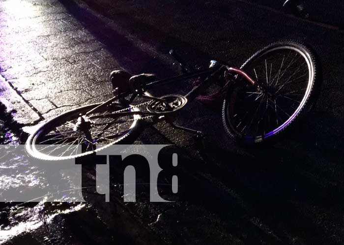 Motociclista atropella a ciclista en Nueva Segovia