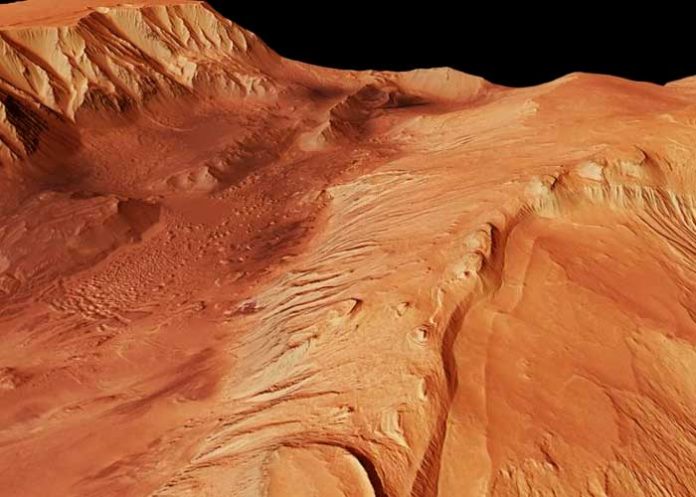 El orbitador ExoMars descubre cantidades de agua ocultas en Marte