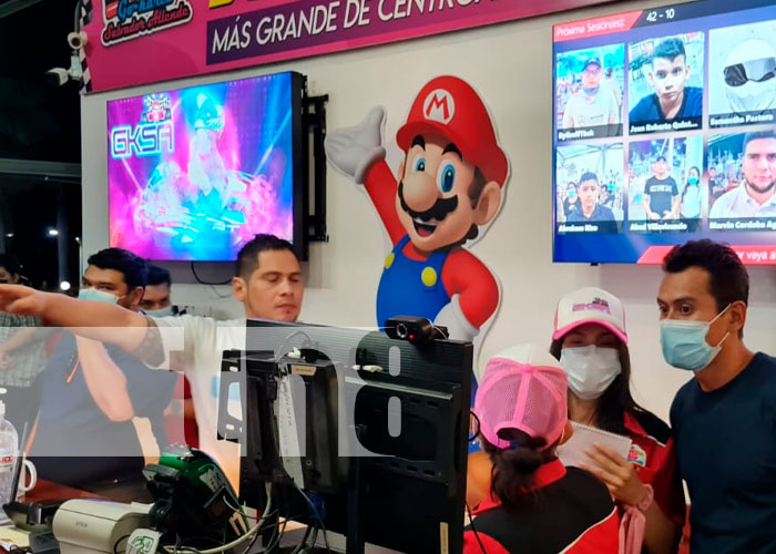Carrera de Mario Kart todo un éxito en Managua
